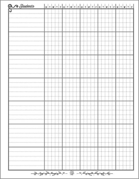 ATTENDANCE Sheets Attendance pages have 10 weeks of attendance columns on one page for a classes of 25, 30 or 35 students. PORTRAIT  Print this out for your own attendance binder. Convo me with your personalized needs! Attendance Sheet Template Free Printable, School Attendance Sheet, Monthly Attendance Sheet Free Printable, Class Attendance Sheet, Blank Attendance Sheet Free Printable, Attendance Sheets, Attendance Sheet, Public Safety, First Page