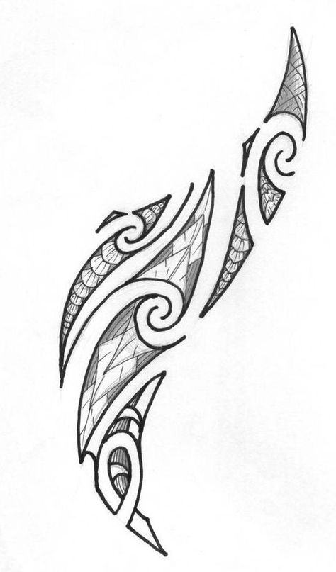 Maori Tattoo Patterns, Polynesian Tattoo Meanings, Mandela Tattoo, Rib Tattoos For Guys, Polynesian Tattoos Women, Lower Leg Tattoos, Island Tattoo, Fern Tattoo, Band Tattoo Designs