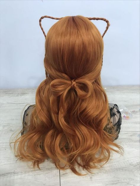 Cat Ears Hairstyle, Very Cute Cat, Cute Cat Ears, Halloween Hair, Cat Ears, Hair And Nails, Cute Cat, Style Me, Hairstyles