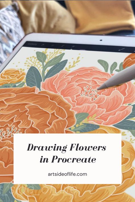 ✅⬆️CLICK THE LINK!!⬆�️ Learn how to draw flowers in Procreate with this easy step-by-step tutorial. #procreate #drawing . #Procreate_Vintage_Art #Procreate_Drawing_Styles #Procreate_Flowers_Tutorial #How_To_Draw_Flowers_On_Procreate Procreate Vintage Art, How To Draw Flowers On Procreate, Procreate Flowers Tutorial, Creating Digital Art, Flowers On Procreate, Pro Create Art, Flowers In Procreate, Procreate Art Ideas, Procreate Drawing Ideas Beginner