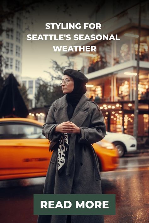 Discover essential seasonal fashion tips for Seattle to stay stylish and comfortable in the city’s rainy and chilly weather year-round. Rain Weather Outfits, Rainy Season Fashion, Seattle Outfits, Seattle Weather, Moving To Seattle, Wardrobe Planning, Chilly Weather, Seasonal Fashion, Cozy Sweaters