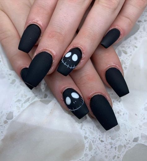 Disney Nail Designs, Holloween Nails, Halloween Acrylic Nails, Anime Nails, Edgy Nails, Goth Nails, Grunge Nails, Disney Nails, Acrylic Nails Coffin Short