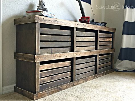 Large Wooden Crates, Pottery Barn Hacks, Barn Bedroom, Dresser Plans, Diy Keramik, Diy Shoe Storage, Pottery Barn Inspired, Diy Furniture Bedroom, Apartment Diy