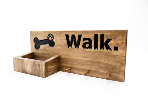 "Dog Leash Holder, custom leash holder for wall, dog treat, personalized collar holder, wooden dog leash hook The perfect addition to your entryway - a customized leash holder for that special pet in your life!  About the Sign: ╠ Size: 18\" long x7\" tall  ╠ Material: Premium Pine Wood ╠ Sealer: indoor polyurethane Design: ╠ Most dog breeds can be carved!  ╠ We will send design proofs within 12 hours after your purchase. ╠ You have a design idea? let us know, we'll bring it to life. Why buy from Pet Leash Holder, Dog Bowl Holder, Dog Leash Hanger, Dog Leash Hook, Wood Sealer, Dog Leash Holder, Wooden Dog, Leash Holder, Wood Projects That Sell