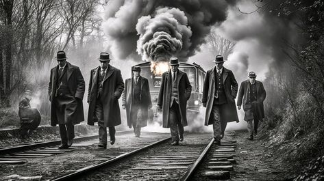 Today in 1963: the Great Train Robbery. Thieves pulled off a daring heist, stopping a mail train and stealing millions. One of the most audacious robberies in history. #GreatTrainRobbery #heist #truecrime #history Great Train Robbery, Train Robbery, The Great Train Robbery, Train Art, Pull Off, Rap, Train, History, Photography