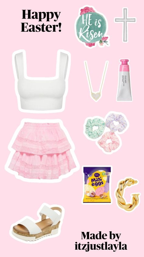 - Easter outfit - 🌸 | #easter #outfitinspo #pink #preppy #fashion #fyp #heisrisen #easteroutfit Preppy Easter Outfit, Easter Fits, Preppy Easter, Preppy Ootd, Cute Easter Outfits, Holiday Fits, Preppy Fashion, Pink Preppy, Outfit Collage