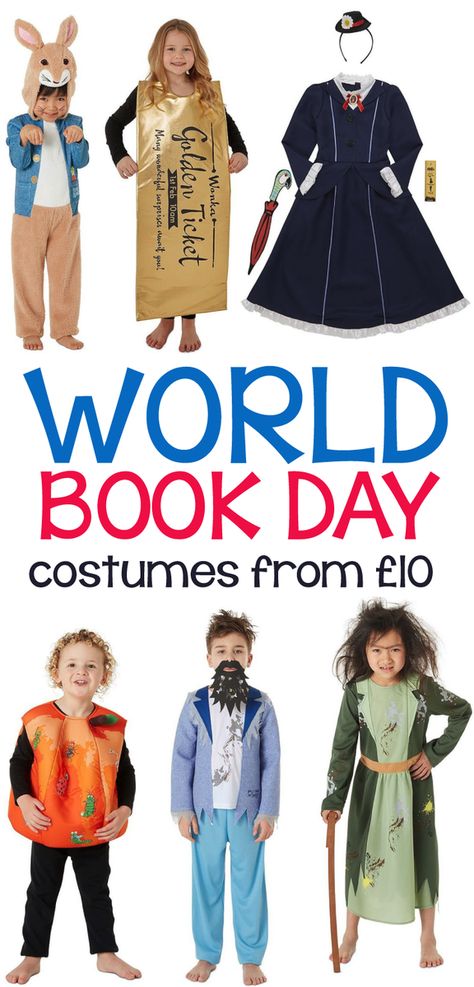 Check out these awesome World Book Day costumes. I love the Peter Rabbit one! Peter Rabbit Costume Diy, Peter Rabbit Costume, Rabbit Dress, Rabbit Costume, World Book Day Costumes, Kids Costumes Boys, Book Day Costumes, Book Week Costume, Book Week