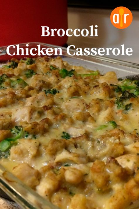 Broccoli Chicken Casserole I | "I made this tonight and was pleased with it. Even my SUPER picky 5 yr. old cleaned his plate!!! My husband who usually HATES casseroles liked it as well." #dinnerideas #dinnerrecipes #dinnerdishes #familydinnerideas #casserole #casserolerecipes #hotdish Broccoli Chicken Casserole With Stuffing, Chicken Broccoli Stuffing Casserole, Broccoli Chicken Casserole, Popular Casseroles, Chicken Stuffing, Broccoli Chicken, Stuffing Casserole, Chicken Broccoli Casserole, Hash Brown Casserole