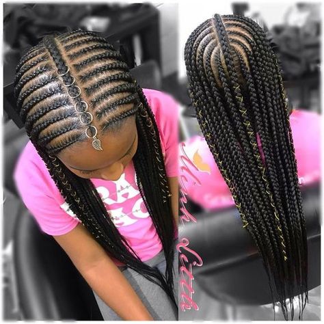 Black Teenage Girl, Women Cornrows, Trendy We Fryzurach, Lil Girl Hairstyles, Kid Braid Styles, Girls Natural Hairstyles, School Hairstyles, Girls Hairstyles Braids, Black Kids Hairstyles