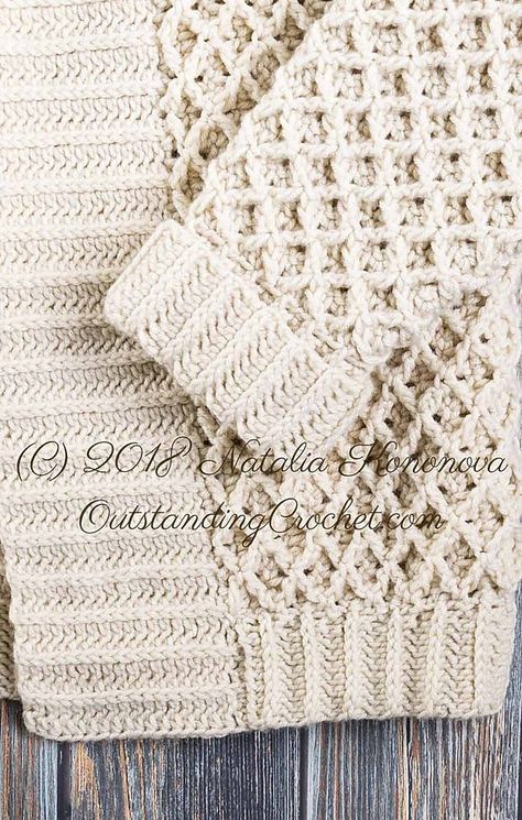 Crochet Cable Cardigan Pattern, Crochet Yoke, Cable Cardigan, Crochet Panda, Crochet Cable, Cable Sweater, Crochet Cardigan Pattern, Sweater Crochet Pattern, Cardigan Pattern