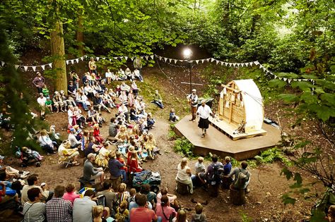 The first ever forest festival is coming to the UK next year and it sounds magical Log Seating, Terrazas Chill Out, Forest Festival, Wild Rumpus, Outdoor Stage, Family Festival, Outdoor Music, Win Tickets, Festival Camping