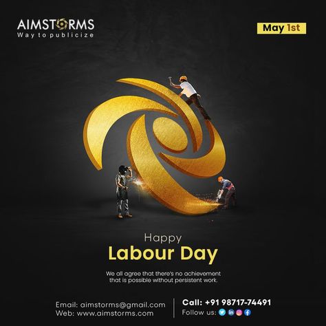 May 1st Labour Day Wishes, Labour Day Creative Ads, Labour Day Poster, Labour's Day, 1st May Labour Day, Labour Day Wishes, International Labour Day, Labor Day Usa, Cartoon Pic