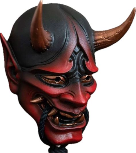 Hanya Mask Tattoo, Hannya Maske, Oni Samurai, Samurai Tattoo Design, Oni Mask, Japanese Warrior, Samurai Tattoo, Ghost Faces, Fancy Dresses Party