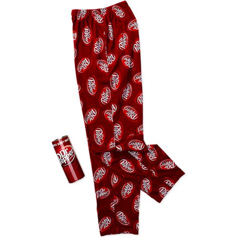 Dr. Pepper pajamas (proud owner!)  walmart.com Character Pajama Pants, Dr Pepper Pajama Pants, Dr Pepper Pj Pants, Dr Pepper Gift Ideas Diy, Dr Pepper Pants, Dr Pepper Outfit, Dr Pepper Clothes, Dr Pepper Hoodie, Dr Pepper Merch