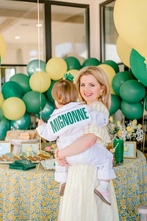 A Masters Par-Tee : How to Throw the Ultimate Masters Party – Sweet Caroline Designs The Masters Golf Party Food Ideas, The Masters Party, Masters First Birthday Party, Masters Themed First Birthday, Masters Party Ideas, Masters Birthday Party, Masters Themed Party, Hole In One First Birthday, Masters Party