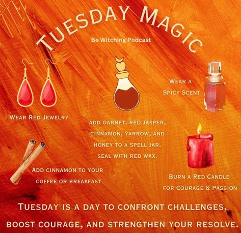 Tuesday Magic, Monday Magic, Tuesday Witchcraft, Tuesday Magick, Monday Candle Magick, April Magical Correspondences, Month Magical Correspondences, Teen Witch, Ritual Bath