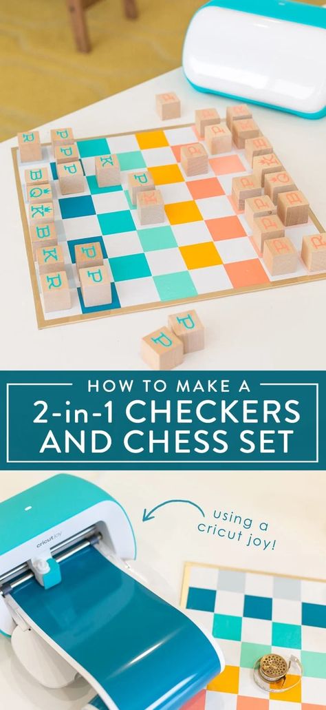 Make a checkers and chess 2 in 1 set to play at home! You can DIY this simple project in an afternoon and be playing a board game in no time. This is great for a family activity or craft idea to try. Awesome for homeschool, summers, and kid craft projects. Click for the tutorial! Homemade Checker Board, Vacation Bible School Themes, Checkers Board Game, Writing Machine, Checkers Game, Kid Craft, Can Diy, Camp Ideas, Easy Activities