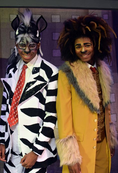 Musical Costume Ideas, Madagascar Musical, Madagascar Costumes, Central Park Zoo, The Penguins, Circus Costume, School Play, Zootopia, Central Park