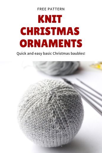 Quick And Easy Christmas Ornaments, Knit Christmas Ornaments, Knitted Christmas Decorations, Christmas Knitting Patterns Free, Easy Christmas Ornaments, Holiday Knits, Knit Christmas, Knitting Blogs, Christmas Knitting Patterns