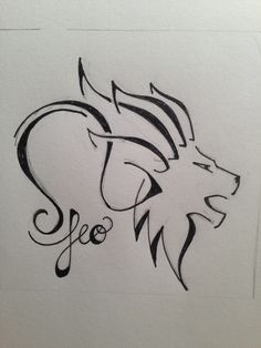 Leo Zodiac Leo Lion Tattoos, Zodiac Signs Leo Tattoo, Leo Constellation Tattoo, Leo Zodiac Tattoos, Leo Tattoo Designs, Leo Tattoo, Kunst Tattoos, Handpoke Tattoo, Lion Tattoo Design