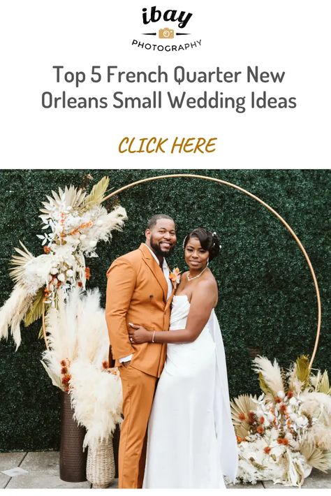 New Orleans Elopement Small New Orleans Wedding, Fairytale Elopement, Elopement Venues, Wedding Guess, New Orleans Elopement, Small Wedding Ideas, French Quarter New Orleans, Unique Elopement, Nola Wedding