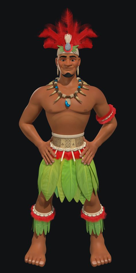 Moana Chief Costume, Chief Tui Costume Diy, Moana Props Diy, Hawaian Costume, Moana Props, Te Fiti Costume, Moana Boat, Maori Face Tattoo, Moana Jr