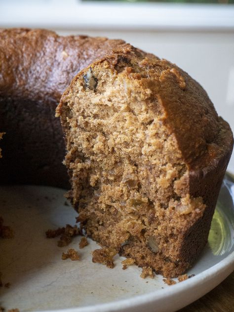 Recipe Tin Project: Lillian's Applesauce Cake?utm_source=12tomatoes Twelve Tomatoes, German Chocolate Cake Mix, Bread Puddings, Applesauce Cake, Recipe Tin, Apple Bread, 12 Tomatoes, Bundt Pan, Classic Cake