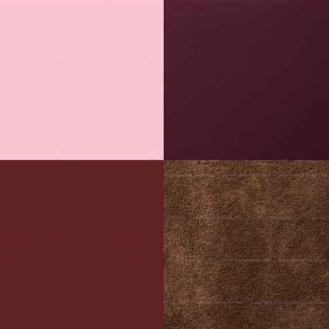 Mildly obsessed with this color palette- thinking the perfect mix of masculine and feminine for a bedroom. Baby Pink / Marsala Red / Velvet Brown / Deep Plum Purple Burgundy And Pink Decor, Purple Color Palette Bedroom, Purple And Brown Bedroom, Pink Brown Bedroom, Purple Boho Bedroom, Lilac Room, Desert Horse, Blush Bedroom, Marsala Color