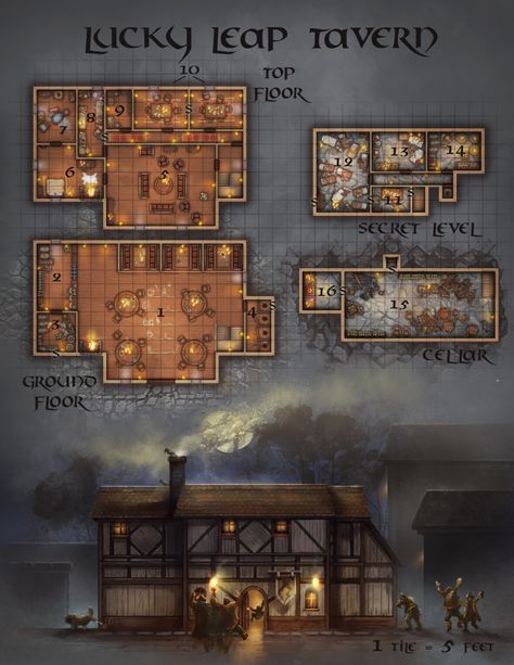 Dnd Floor Plans, Dnd Room Map, Dungeon Layout, Dnd Equipment, Dnd Reference, Dnd Diy, Fantasy Buildings, Fantasy Settings, Fantasy City Map