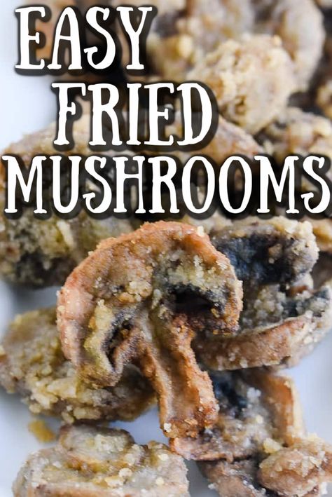 fried mushrooms Deep Fried Mushrooms Easy, Deep Fried Mushrooms Recipe, Easy Fried Mushrooms, Fry Mushroom Recipe, How To Make Fried Mushrooms, Oven Fried Mushrooms, How To Fry Mushrooms, Pan Fried Mushrooms, Fried Portabella Mushroom Recipes