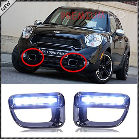 2012 mini cooper fog light kit | LED Daytime Running Lights DRL Kit For 2011 2012 2013 2014 MINI Cooper ... Mini Countryman Accessories, Mini Cooper Tuning, 2012 Mini Cooper, New Mini Countryman, Mk1 Caddy, Mini Cooper Interior, Mini Cooper Accessories, Mini Cooper Custom, Mini Tools