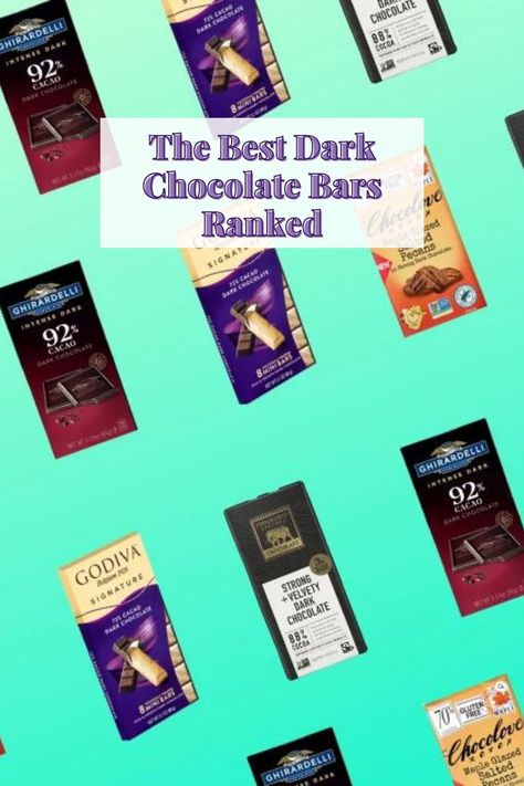 Healthiest Dark Chocolate Brands, Healthy Chocolate Bars, Dark Chocolate Brands, Best Dark Chocolate, Healthy Grocery Shopping, Dark Chocolate Benefits, Healthy Dark Chocolate, Almond Crunch, Chocolate Company