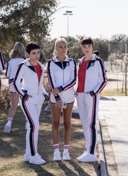 Elite School Aesthetic, Elite Outfit Style, Uniforms Aesthetic, School Sports Outfits, Elite Uniform, Short Hair Fashion Outfits, Elite Outfits, Elite Aesthetic, Uniform Aesthetic