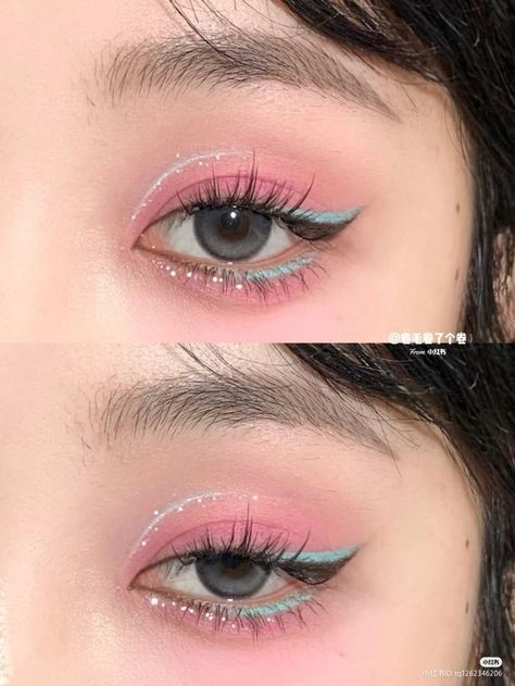 Aesthetic Pink Eye Makeup, Blackpink Makeup Concert, Concert Eyemakeup, Blackpink Concert Makeup, Eye Makeup For Concert, Eye Makeup Trends 2023, Eye Makeup Fairy, Eye Makeup Concert, Lover Inspired Makeup