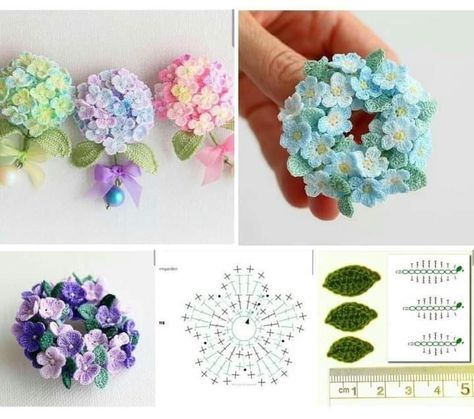 Crochet Flowers Free Pattern, Crochet Bouquet, Mode Crochet, Pola Amigurumi, Crochet Plant, Crochet Leaves, Crochet Design Pattern, Crochet Stitches For Beginners, Crochet Flower Tutorial