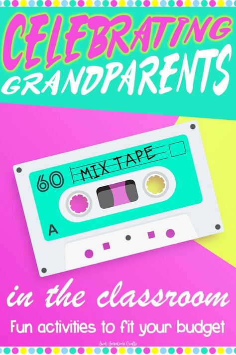 Simple Ideas for Celebrating Grandparents' Day in the Classroom on a Budget • Sweet Sensations Grandparents Day Themes For School, Grandparents Day Ideas For School Crafts, Grandparents Day Ideas For Church, Grandparent Day Activities Classroom, Grandparents Day Ideas For School, Classroom On A Budget, Grandparents Day Activities, Grandparents Day Crafts, Fun Classroom Activities