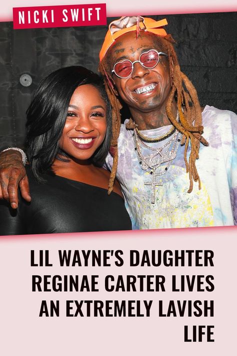 Lil Wayne knows how to spoil his only daughter, Reginae Carter. He shows his love by spending quality time - and by showering her with lavish gifts. #LilWayne #Music Lil Wayne Daughter, Reginae Carter, Only Daughter, Lil Wayne, Quality Time, Swift, Celebrities, Gifts