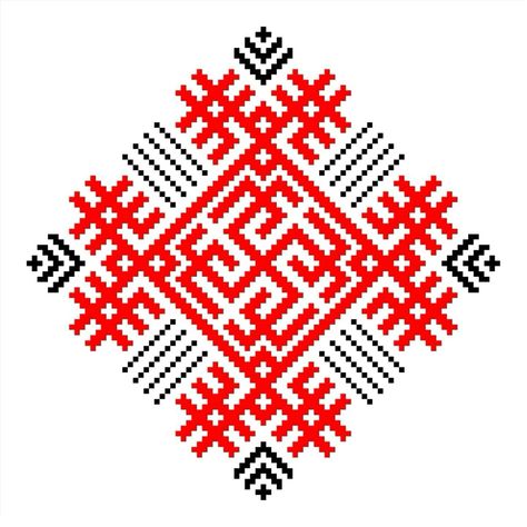 Russian Cross Stitch, Slavic Tattoo, Slavic Paganism, Tattoo Concepts, Restaurant Themes, Cross Stitch Border Pattern, Rune Symbols, Russian Folk, Graphic Tank Tops