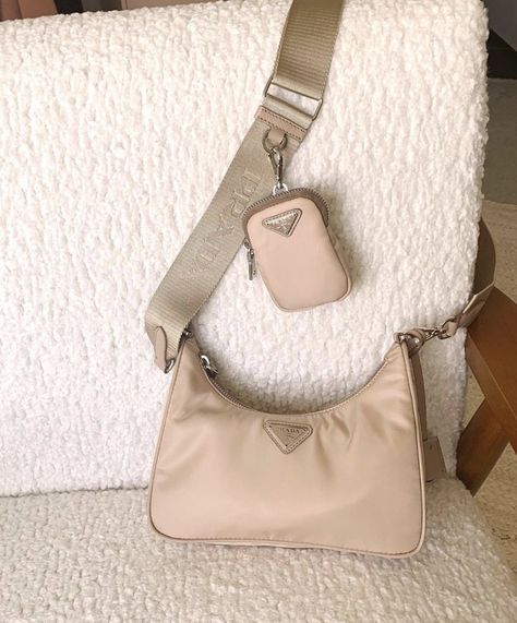 Prada Re Edition 2005 Beige, Prada Reedition, Prada Re Edition 2005, Prada Re Edition, Beige Outfit, Prada, White, Quick Saves