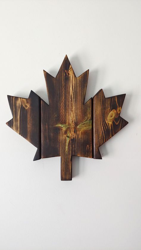 I created creative twist on the Canadian flag out of wood!
I kept one just natural wood torched look and one I painted red and white! Wooden Maple Leaf, Maple Leaf Decor, Maple Leaf Flag, Torched Wood, Torch Wood, Cnc Designs, Wooden Leaf, Wood Leaf, Wood Things