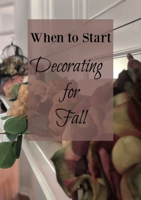 Mobile Home Fall Decorations, When To Start Decorating For Halloween, Early Fall Front Porch Decor, Autumn Front Porch Decor Cozy, When Does Fall Start, When To Put Out Fall Decorations, Dining Room Fall Decor Ideas, Fall Decor For Sideboard, August House Decor