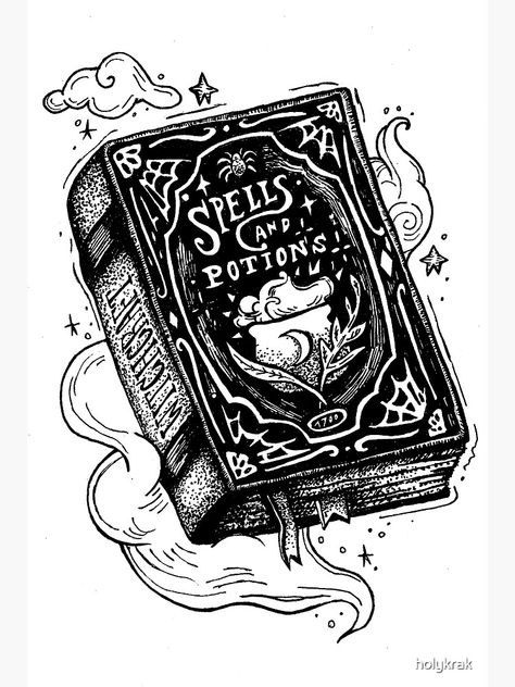 Spell Book Tattoo, Witch Tattoo, Magic Spell Book, Spooky Tattoos, Witch Spell Book, Witch Spell, Witch Books, 1 Tattoo, Book Tattoo