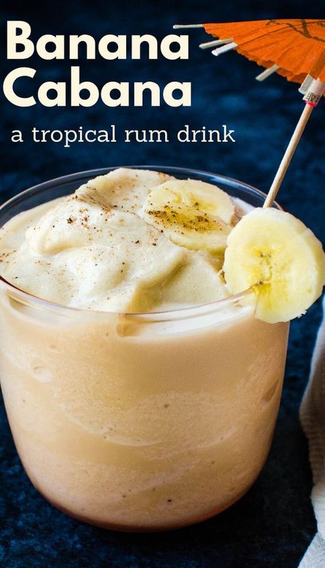 Caribbean Drinks, Rum Drinks Recipes, Blender Drinks, Coco Lopez, Cocktail Drinks Alcoholic, Mixed Drinks Alcohol, Yummy Alcoholic Drinks, Liquor Drinks, Boozy Drinks