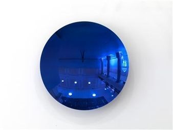 Untitled Concave Mirrors, Anish Kapoor, Yves Klein, Kind Of Blue, Convex Mirror, Stainless Steel Material, Kitchen Interior, Interesting Art, Accent Pieces