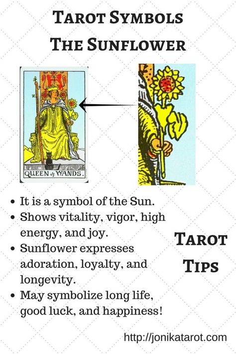 Sunflower Symbolism, Angels Protection, Tarot Symbols, Tarot Symbolism, Tarot Interpretation, Tarot Significado, Card Meanings, Tarot Cards For Beginners, Learning Tarot Cards