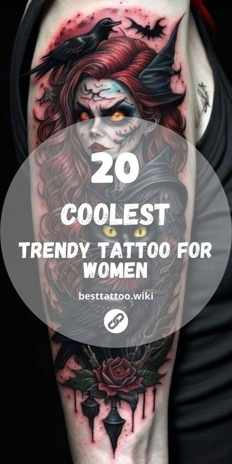 Embark on a journey of self-discovery with our curated selection of 20 trendy tattoo ideas for women in 2024. From whimsical finger tattoos to intricate rib designs, our lineup celebrates the beauty of body art. Whether you're a seasoned tattoo enthusiast or exploring ink for the first time, our collection offers inspiration and creativity for all. Discover your next tattoo masterpiece and express yourself with confidence. Best Women Tattoos Classy, Women’s Full Sleeve Tattoo Ideas, Mean Tattoo Ideas, Tattoo Ideas Female New Beginnings, Beautiful Face Tattoo, Lacework Tattoo, Large Tattoo Pieces, Tattoo Gap Filler Ideas Women, Womens Viking Tattoos