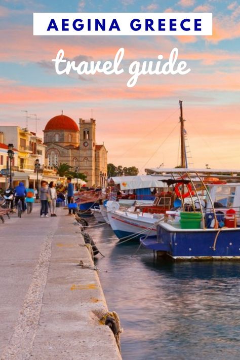 Discover the most complete travel guide for Aegina island! Aegina Greece Beaches, Aegina Island Greece, Greek Mainland, Aegina Greece, Kornati Islands, Kornati National Park, Greece Culture, Sister Trip, Croatia Wedding