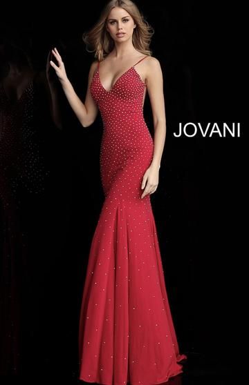 Skirt With Godet, Jovani Prom Dresses, Fitted Prom Dress, Jersey Prom Dress, Jovani Prom, Prom Long, Jovani Dresses, Unique Prom Dresses, Beaded Prom Dress