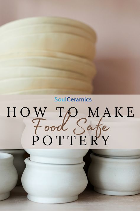 Diy Food Safe Pottery, Homemade Kiln Pottery, Pottery Basics For Beginners, How To Start Pottery, No Kiln Pottery, Starting Pottery At Home, How To Start Pottery At Home, Best Selling Pottery Items, Types Of Clay For Pottery