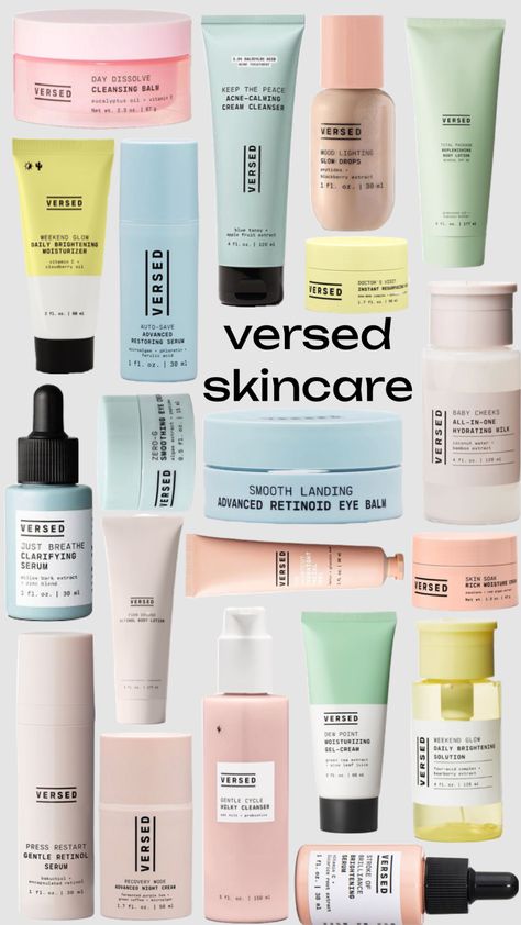 Skin Care Closet, Verse Skincare, Versed Moisturizer, Versed Skincare, Skincare Bundle, Best Versed Skincare, Affordable Aesthetic Skincare, Baby Cheeks, Doctor Visit